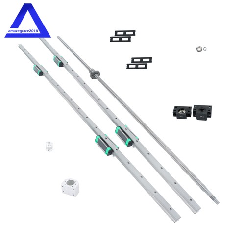 2pcs hgr20 1200mm - hgr20-1200mm, rail