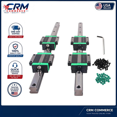 Linear guide rails 2pcs hgr20 - guide,