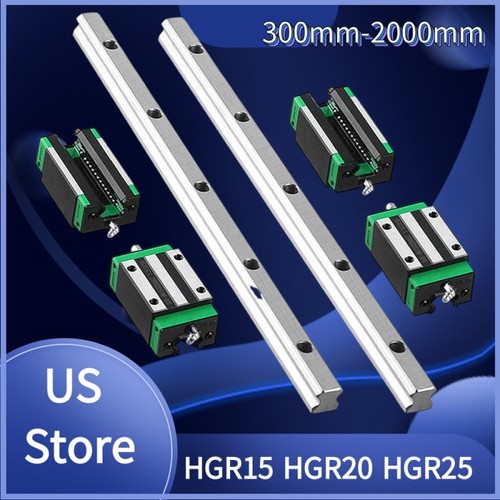 2pcs hgr15 linear rail - hgr15/20/25,