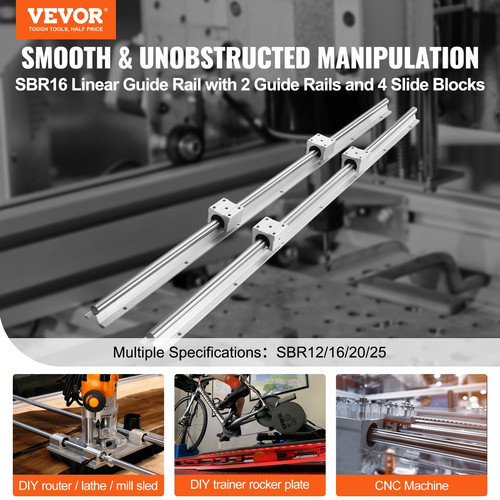 Vevor linear guide rail - rail, set
